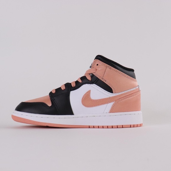 Nike Air Jordan 1 Mid Light Madder GS - Picture 2 of 7